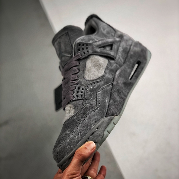 jordan 4 gray suede